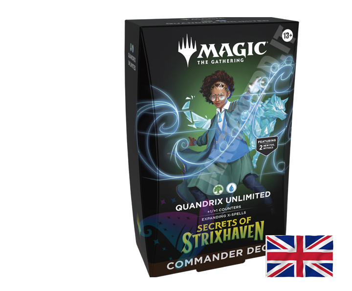 Secrets of Strixhaven Commander Deck: Quandrix Unlimited Magic the Gathering ENG