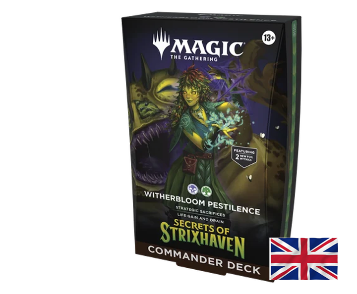 Secrets of Strixhaven Commander Deck: Witherbloom Pestilence Magic the Gathering ENG