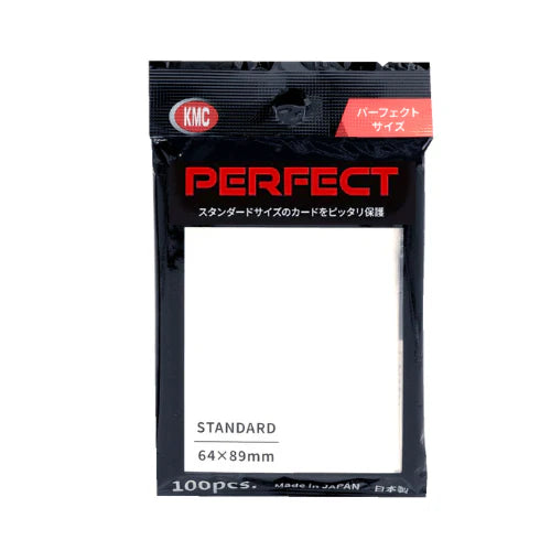 100 KMC Standard Sleeves Perfect Size