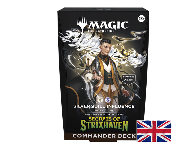 Secrets of Strixhaven Commander Deck: Silverquill Influence Magic the Gathering ENG