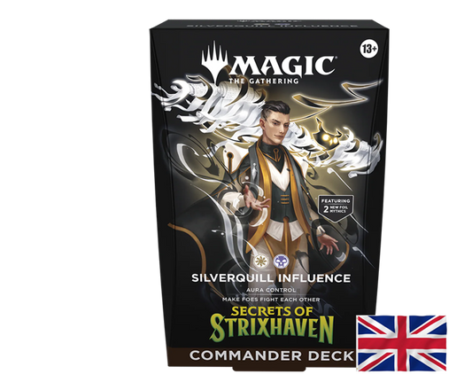 Secrets of Strixhaven Commander Deck: Silverquill Influence Magic the Gathering ENG