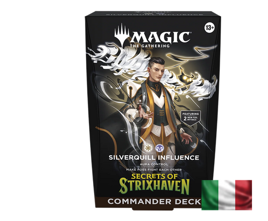 Secrets of Strixhaven Commander Deck: Silverquill Influence Magic the Gathering ITA
