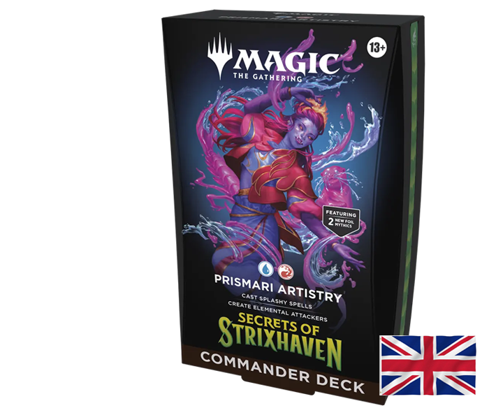 Secrets of Strixhaven Commander Deck: Prismari Artistry Magic the Gathering ENG