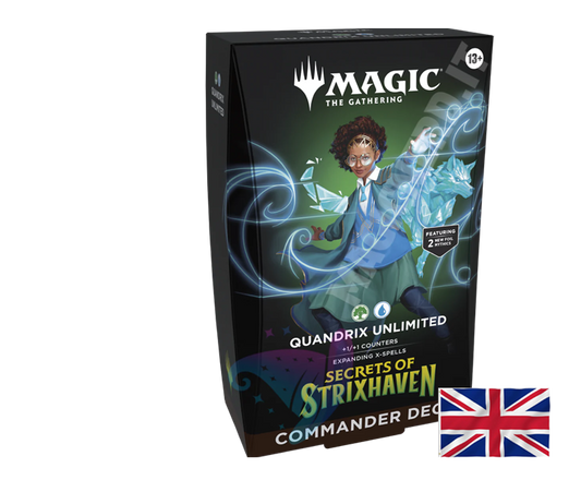 Secrets of Strixhaven Commander Deck: Quandrix Unlimited Magic the Gathering ENG