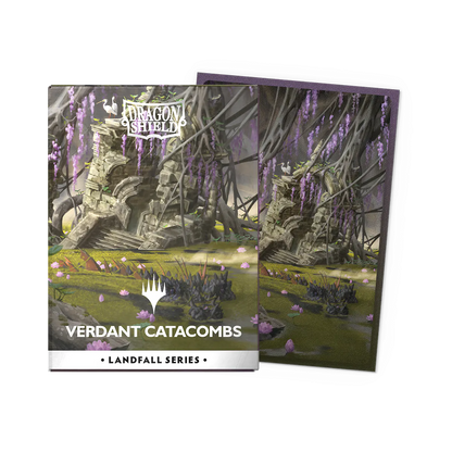 Dual Matte Art Sleeves Standard – Landfall Series – Verdant Catacombs – (100) Dragon Shield