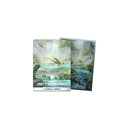 Dual Matte Art Sleeves Standard - Landfall Series - Misty Rainforest - (100) Dragon Shield